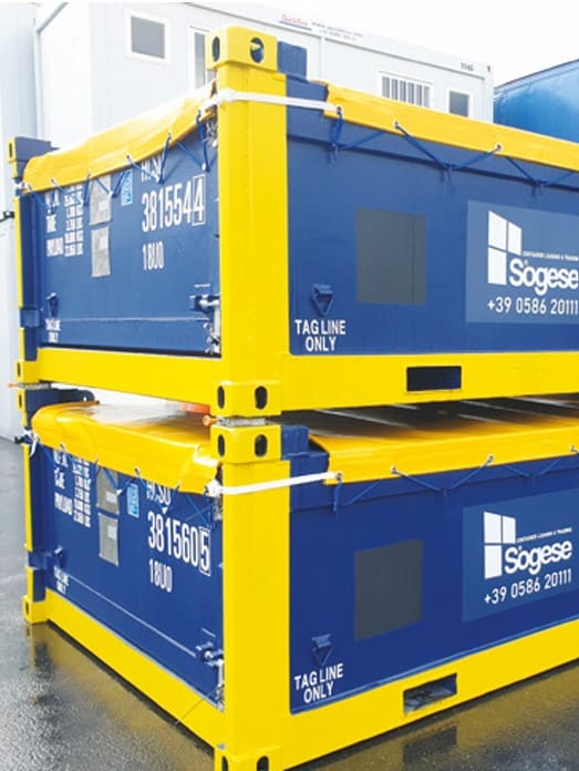 Caratteristiche tecniche di un container certificato DNV 2.7-1 di SO.GE.SE.