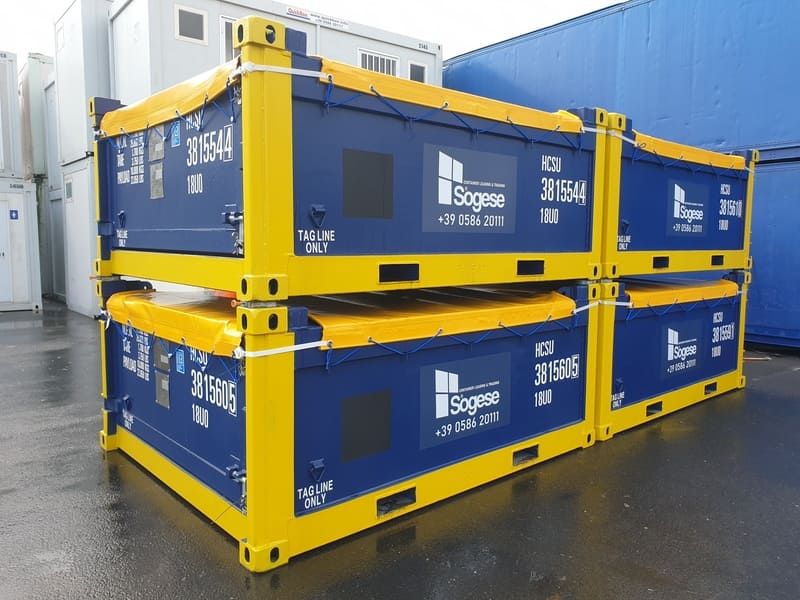 Caratteristiche tecniche di un container certificato DNV 2.7-1